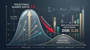 Deflated Sharpe Ratio 是什麼：把「試過幾次」算進回測顯著性